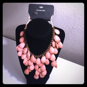 Peach color. Necklace