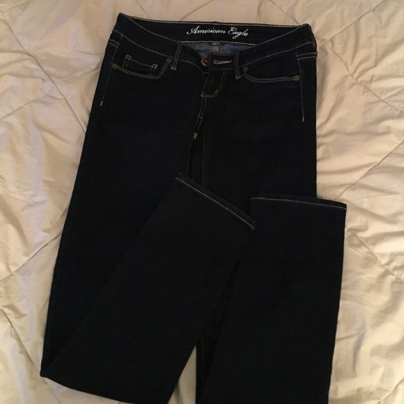 Dark blue jeans