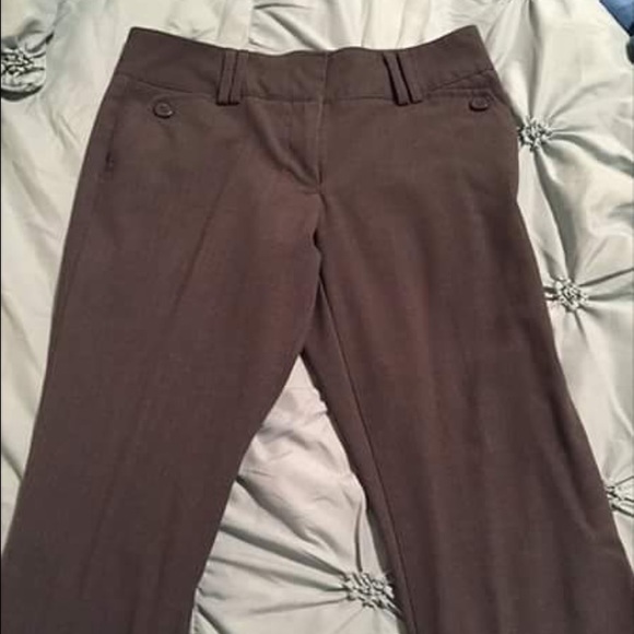Gray slacks