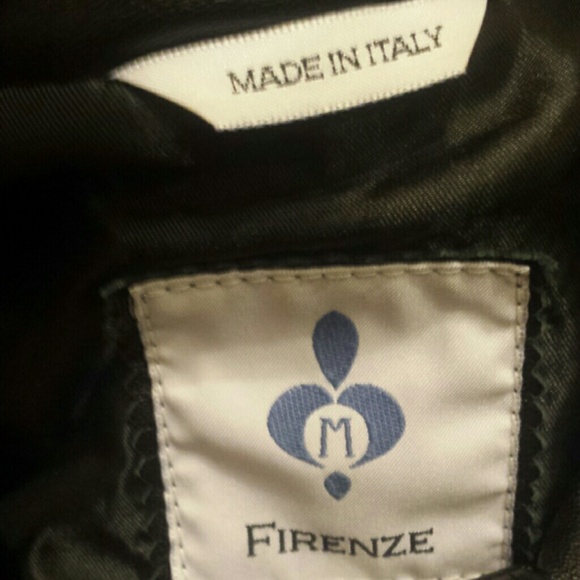 Black ITALIAN LEATHER Jacket, Made in Italy - Picture 2 of 2