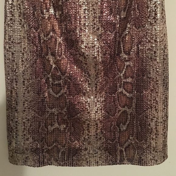 Snakeskin Sequin Dress - Picture 2 of 4