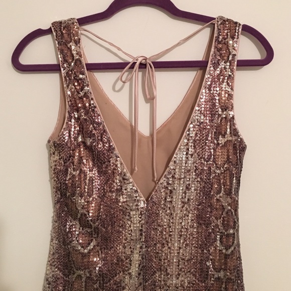 Snakeskin Sequin Dress - Picture 4 of 4