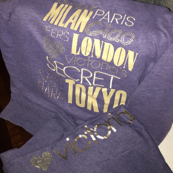 Victoria secret supermodel essential lounge set