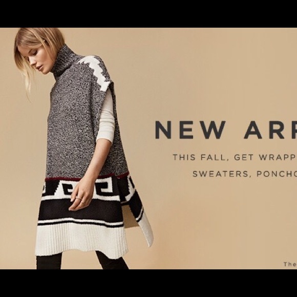 LOFT Geo Blanket Sweater - Picture 4 of 4