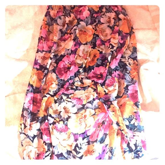 High to low skirt by forever 21