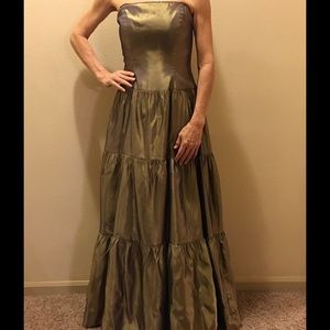 Long Strapless Dress