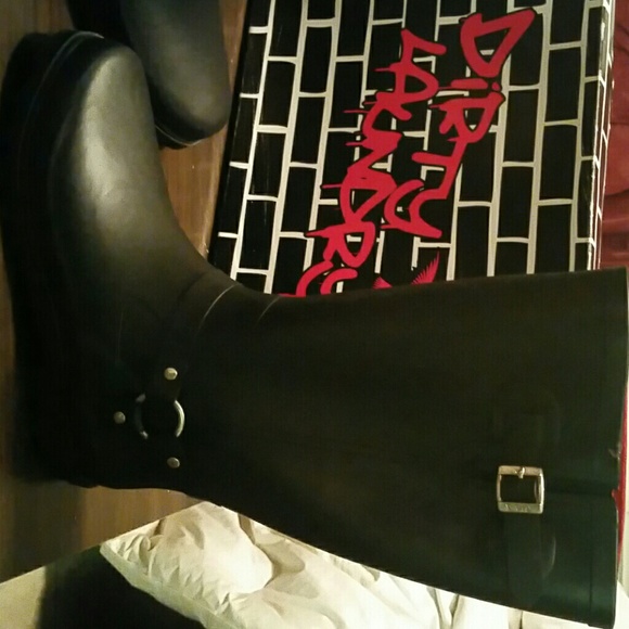 Rainboots Motorcycle Dirty Laundry