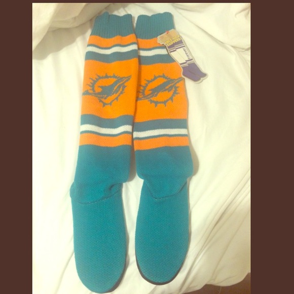 🆕Miami Dolphins Knee High Slippers