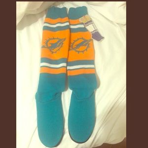 🆕Miami Dolphins Knee High Slippers