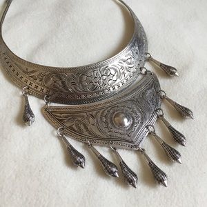 NATALIE B Protector Necklace in silver