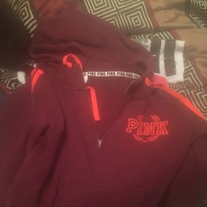 Pink half zip & sweats