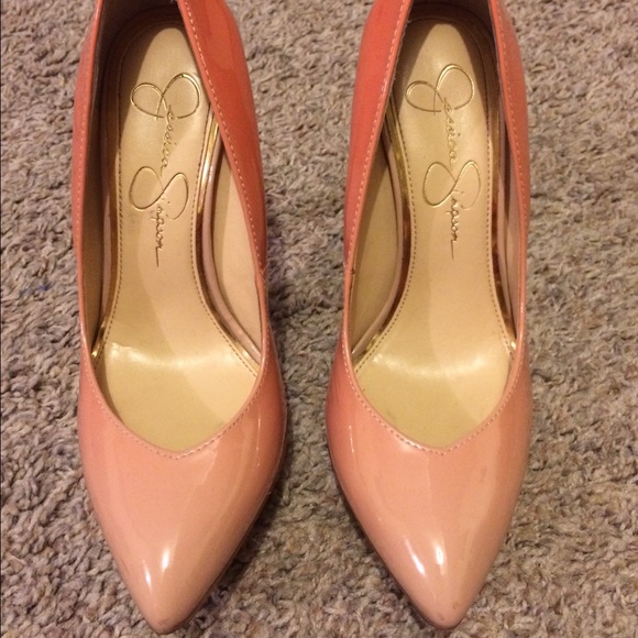 Jessica Simpson Coral Pink Ombré Shoes