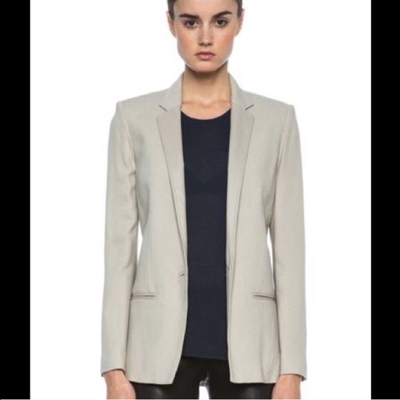 🍓SOLD🍓Helmut Lang Leather Lapel Blazer