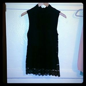 Sleeveless Lace Blouse