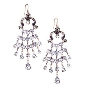 Vintage Lace Chandelier Earrings