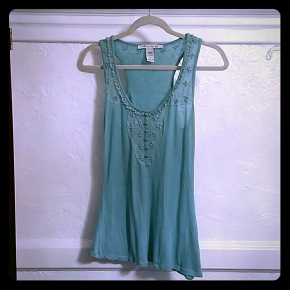 Beaded Lace Design Tank