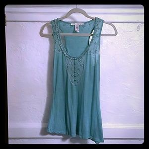Beaded Lace Design Tank