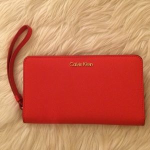 Calvin Klein wristlet wallet