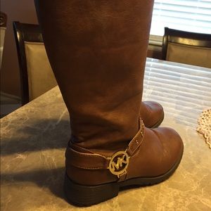 Michael Kors girls leather boots