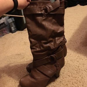 Brown boots