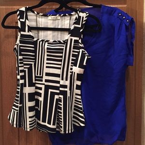 Bundle of two never used cute tops