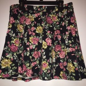 Floral Skater Skirt
