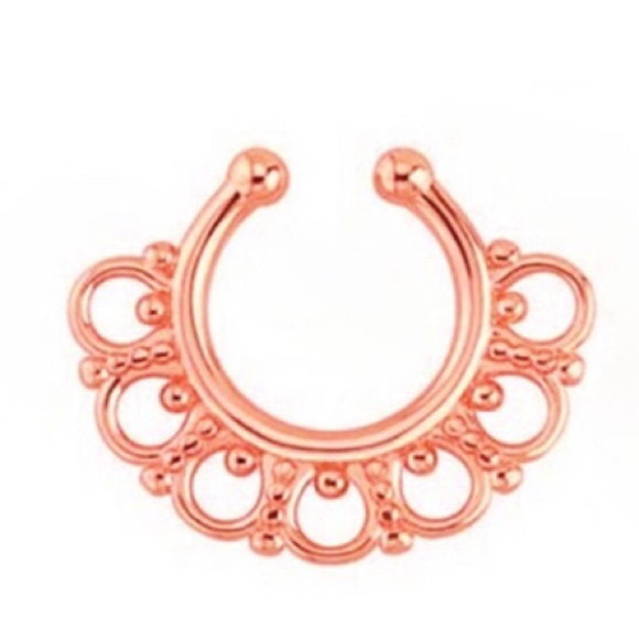 Faux septum ring new