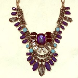 Sapphire statement necklace