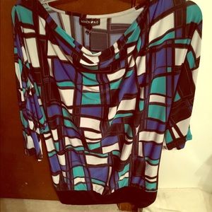 Fashion Bug Geometric Blouse