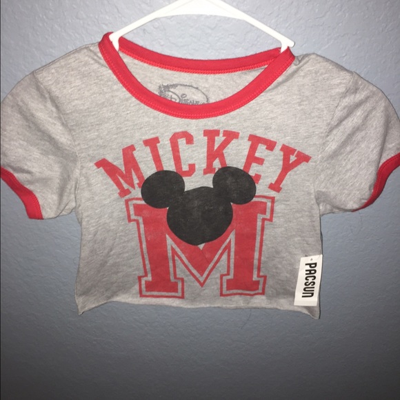BNWT Mickey crop top - Picture 1 of 3