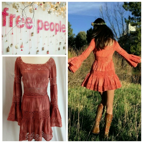 Free People Dresses & Skirts - * NEW * Free People Gauze Pippa Dress