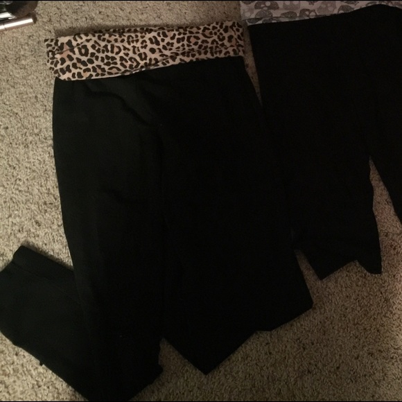 Animal printed yoga pants