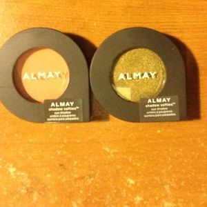 Almay Moss & Peach fuzz eye shadows