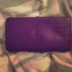Purple wallet