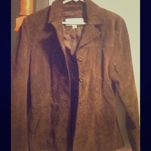 Suede blazer