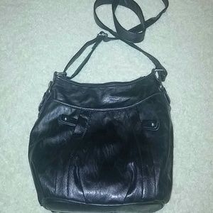 Black cross body purse