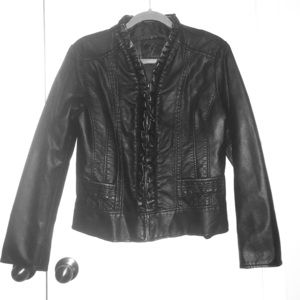 Beautiful warm faux leather jacket.