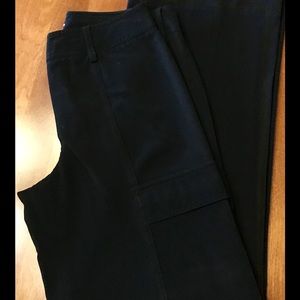 Dahlia Black Pants with side cargo pockets