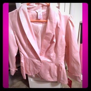 NWT pink blazer