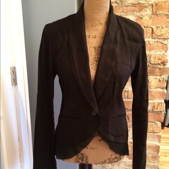 Black simply vera blazer