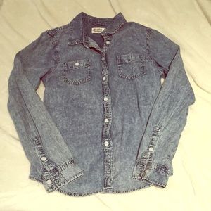 Denim Button Down Shirt