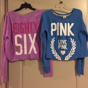 PINK Victoria Secret Crop Jackets