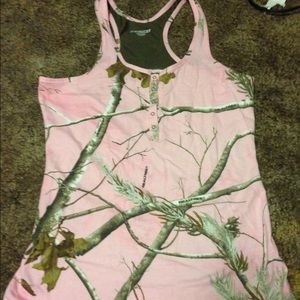 Realtree Pink camo tank top