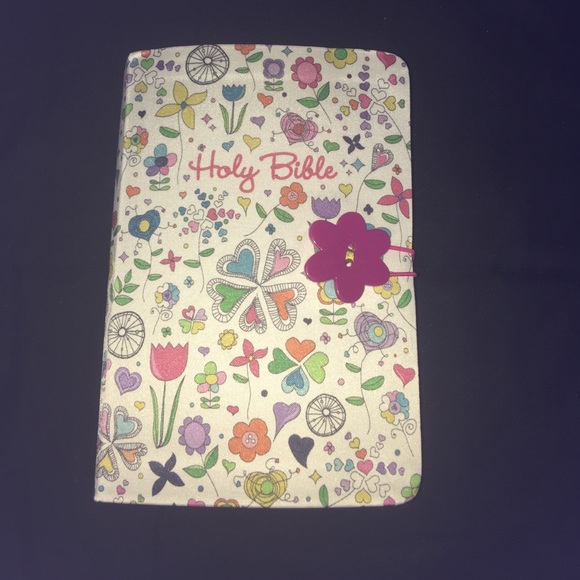 FABRIC COVERED HOLY BIBLE