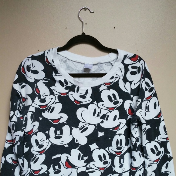 Mickey Mouse Print Sweatshirt - Picture 1 of 2