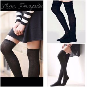 FREE PEOPLE Caravel Thigh High Socks
