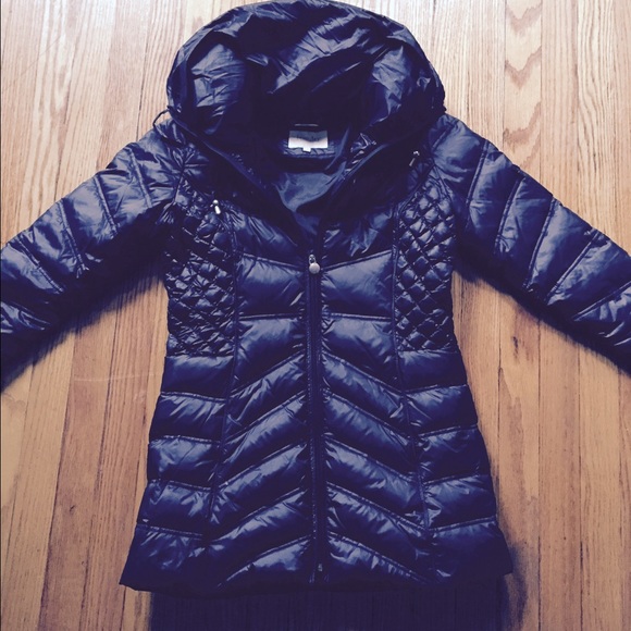 Laundry Black Puffer Coat XS