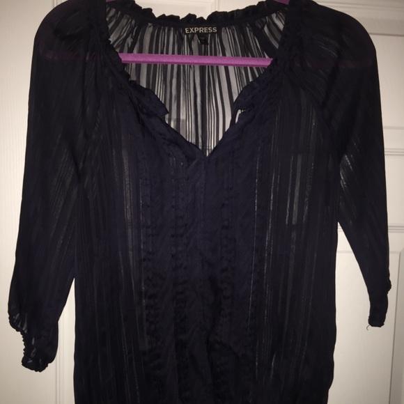 Navy Express Top