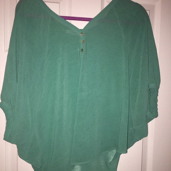 Light green top