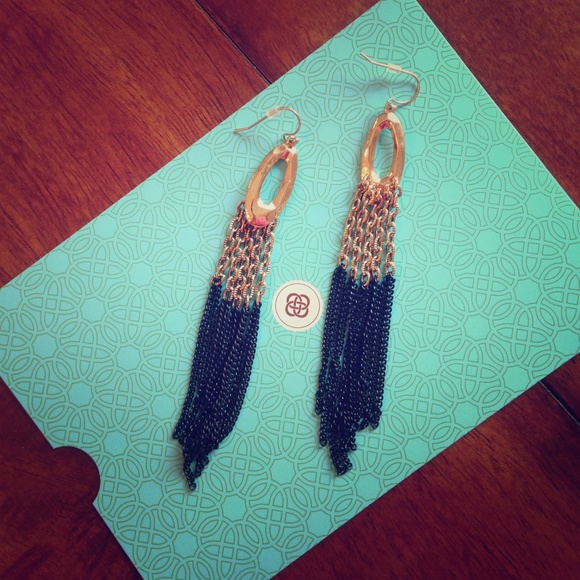 Stella and Dot Lilith Fringe Earrings